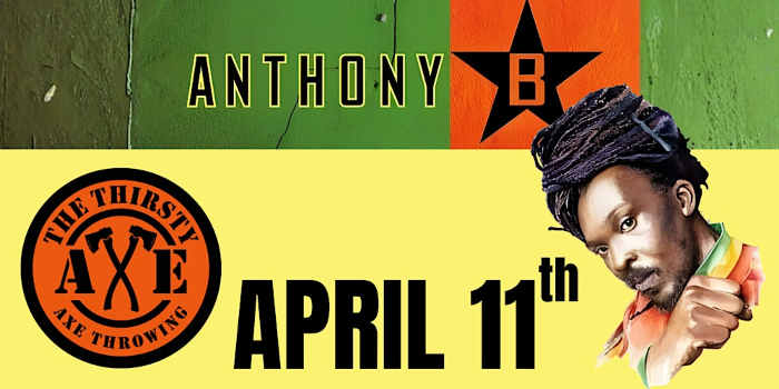 Anthony B LIVE @ The Thirsty Axe