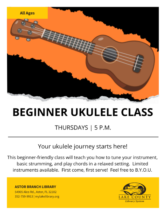 Beginner's Ukulele Class