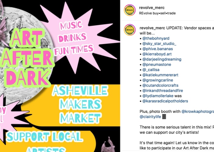 Art After Dark Market at rEvolve buy-sell-trade