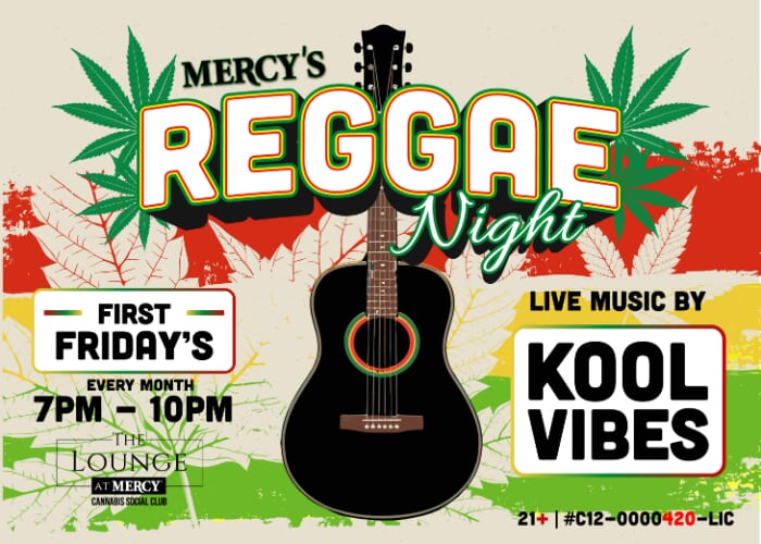 The Lounge at Mercy Reggae Night with Kool Vibes