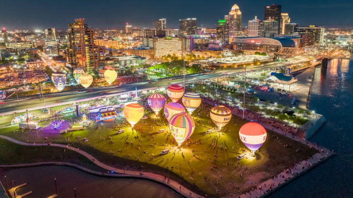Kroger's Fest-a-Ville on the Waterfront & Great Balloon Glow
