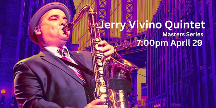 Jerry Vivino (Springsteen, Marsalis) Quintet Blows Up Bethel 7pm Wed Apr 29