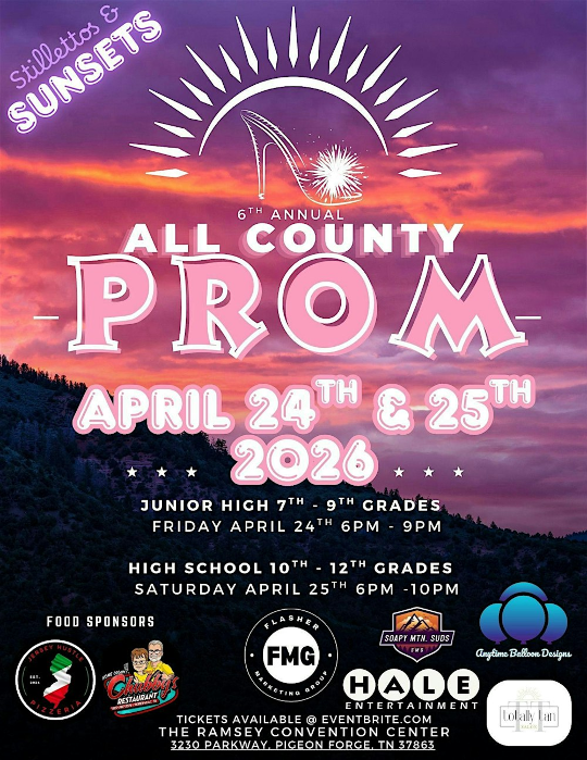 All County PROM - JUNIOR HIGH with Live DJ