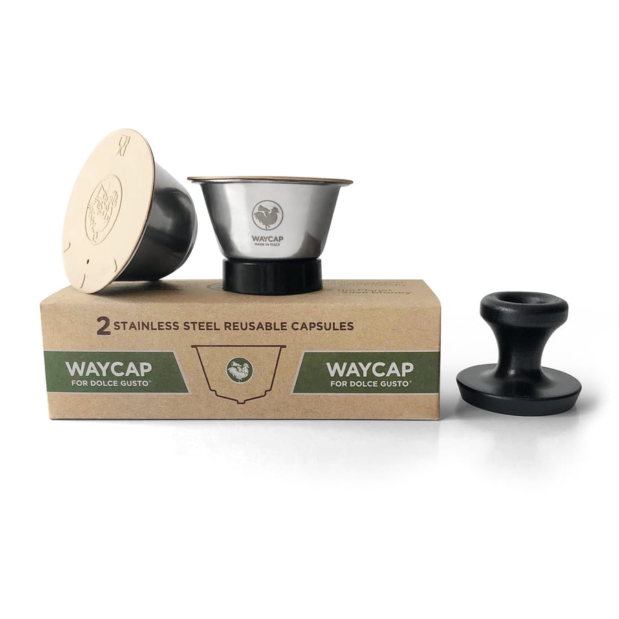 Plnitelná nerezová kapsle WayCap pro Dolce Gusto (2 ks)