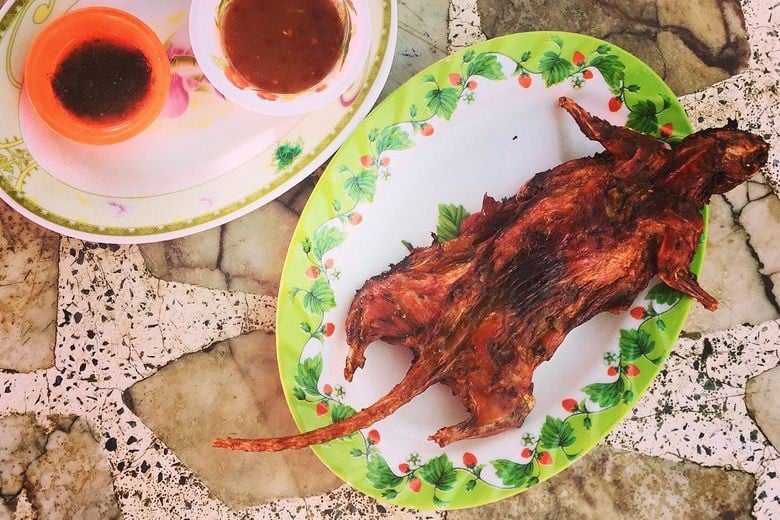 Barbecued Field Rat
