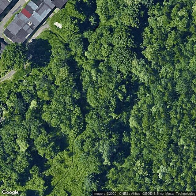 Burňa: přibližné místo novodobého objevu uhlí