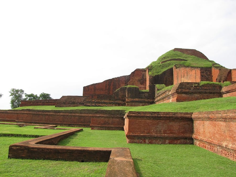 Ruins of the Buddhist Vihara at Paharpur