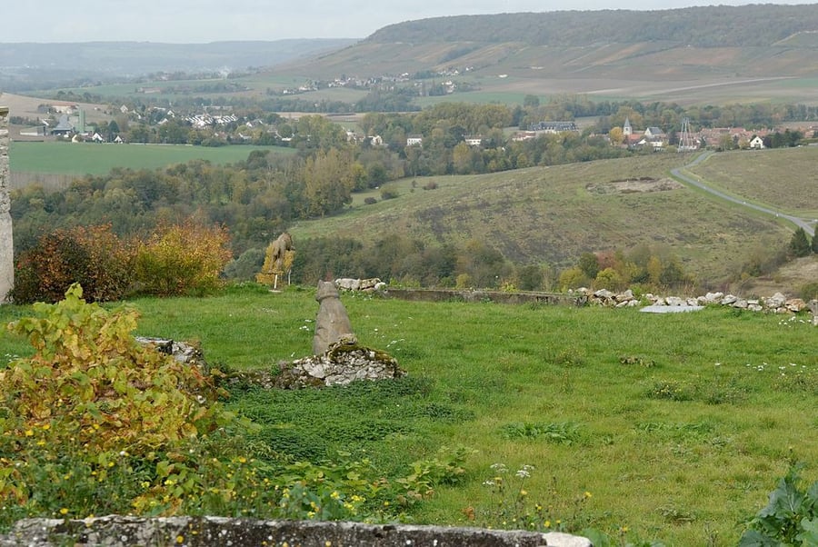 Champagne Hillsides, Houses and Cellars