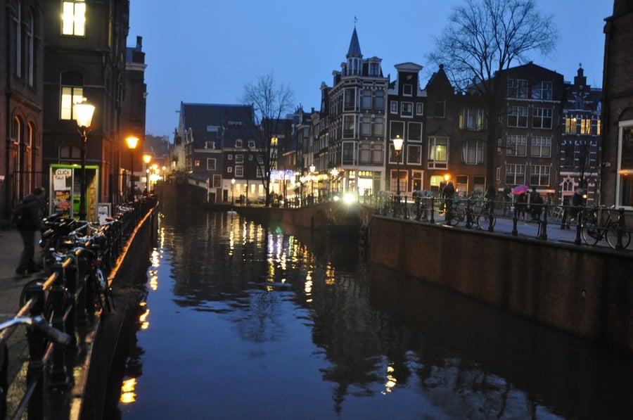 Seventeenth-Century Canal Ring Area of Amsterdam inside the Singelgracht