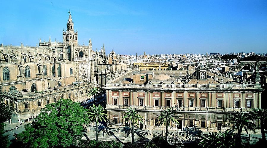 Cathedral, Alcázar and Archivo de Indias in Seville