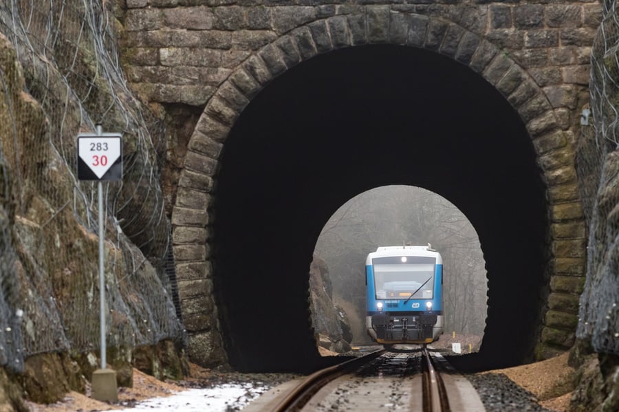Dolnolučanský tunel 25.11.2017
