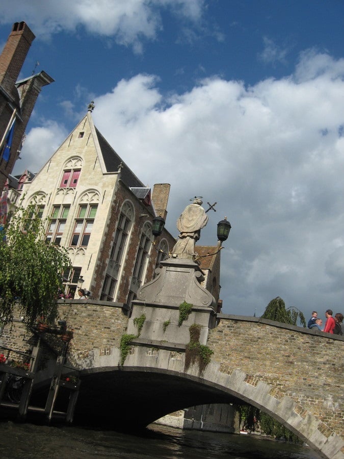 Most sv. Jana Nepomuckého v Bruggách (Nepomucenusbrug Brugge)