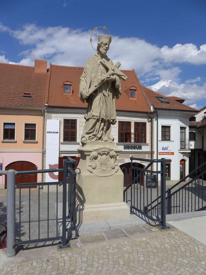 Třebíč - socha sv. Jana Nepomuckého