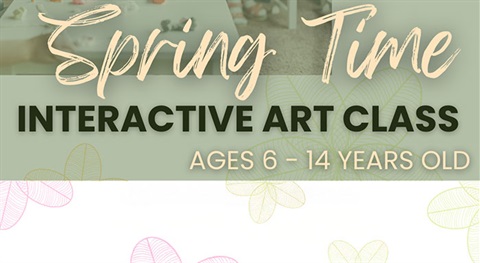 3, 2, 1… Glow on Canvas - Spring Time Interactive Art Class