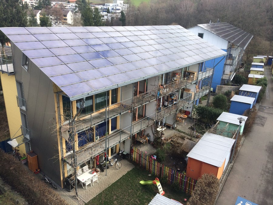 Solar Settlement in the Vauban quarter in Freiburg