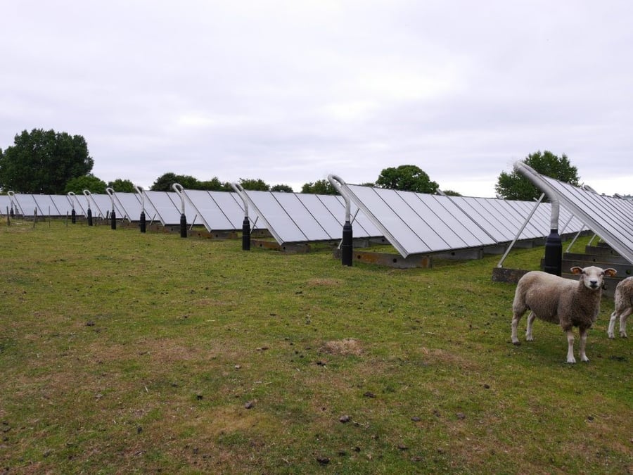 A Solar District Heating Plant