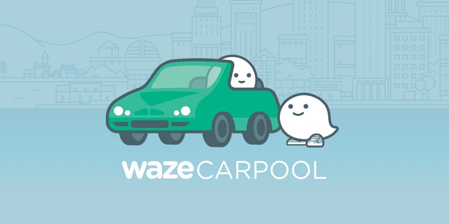 Utilização do aplicativo Waze Carpool