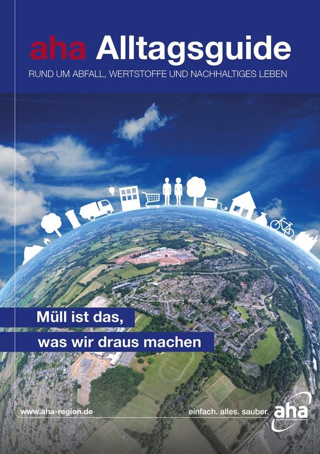 aha - Abfallwirtschaft Hannover: Alltagsguide (Everyday Guide) Brochure