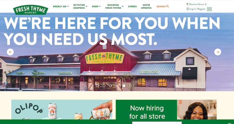 Fresh Thyme - Organic Farmer's Market Chain