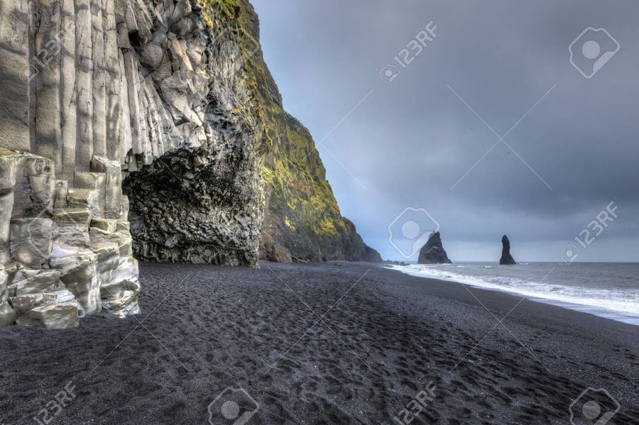 Perissa Black Sand Beach