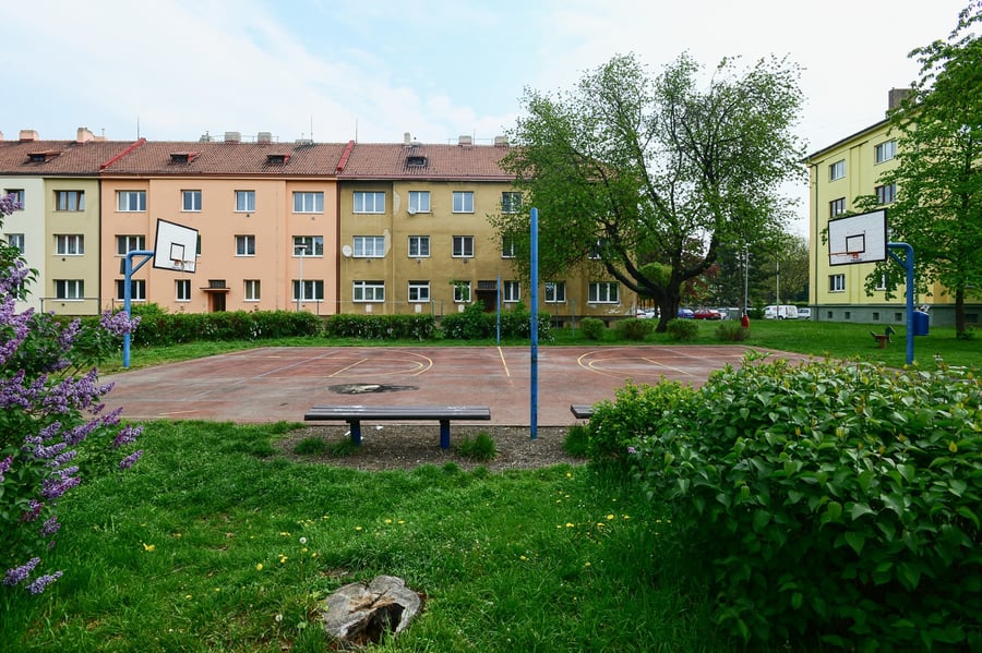Kralupy nad Vltavou streetball court - třída Legií
