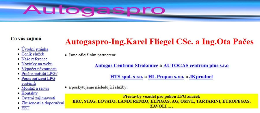 Bakov nad Jizerou - Autogaspro-Ing.Karel Fliegel CSc.