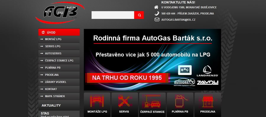 Moravské Budějovice - AutoGas Barták, s.r.o.