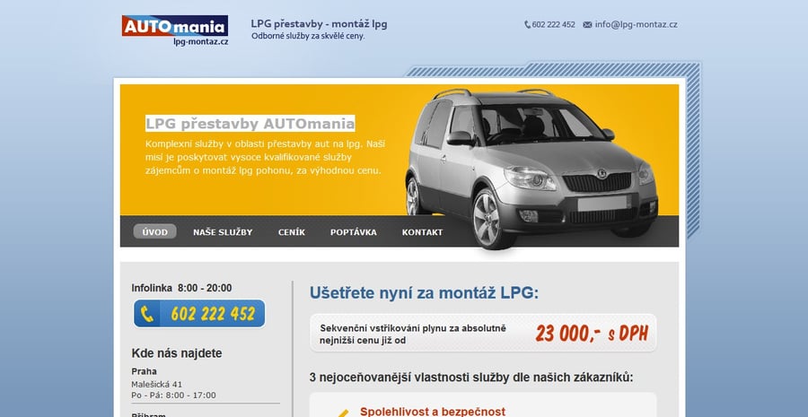 Sedlčany - AUTOmania CZECH, s.r.o.