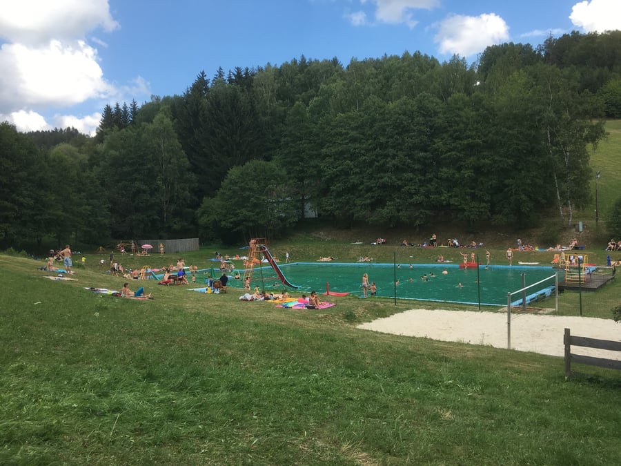 Poniklá - koupaliště