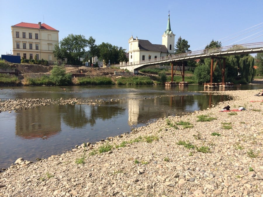 Berounka beach