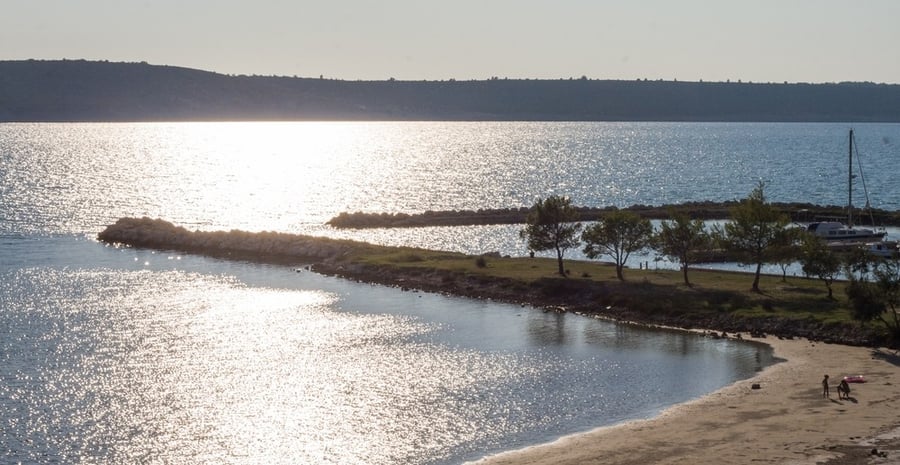 Sand beach Ljubač