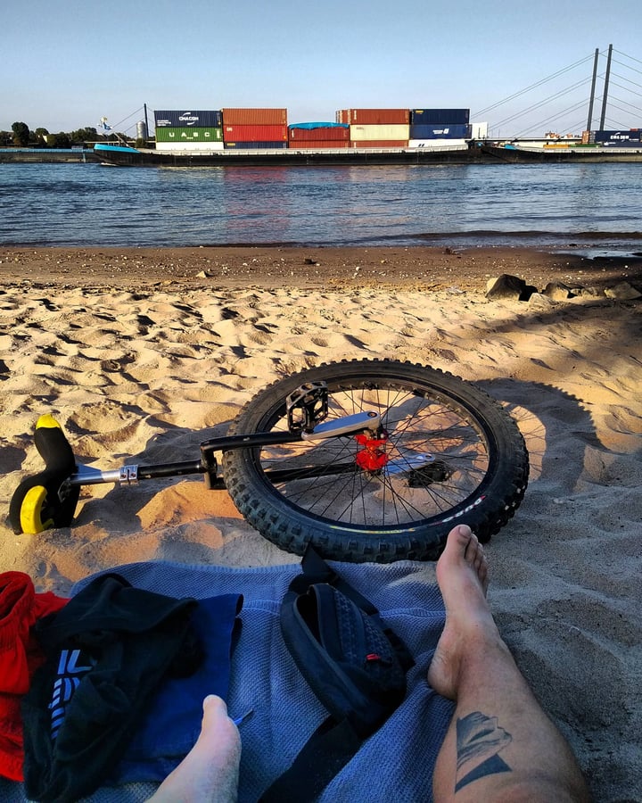 Rhein beach