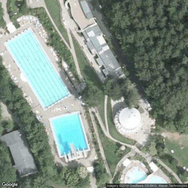 Terrace swimming pool Bad Kissingen