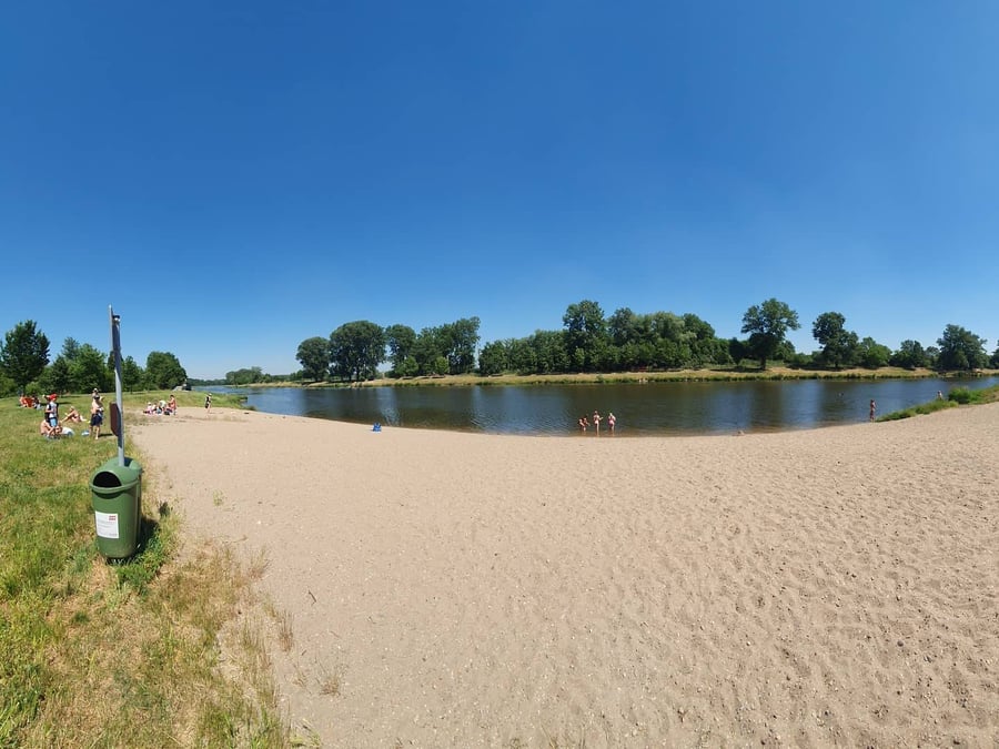 Pláž na Ostrůvku