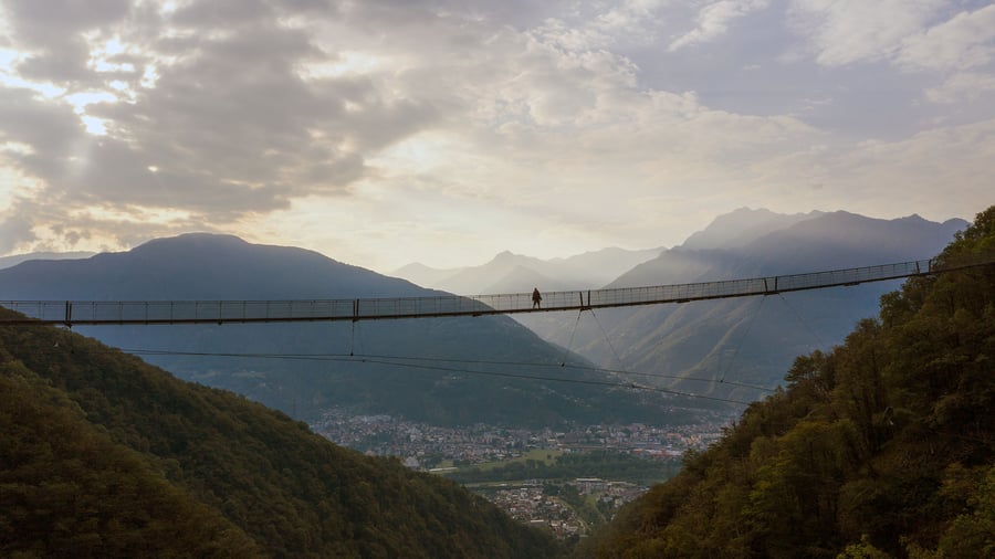 Ponte Tibetano Carasc