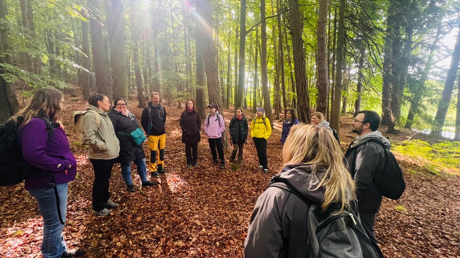 základna pro Nature Journey® - lesní areál hotelu Kouty