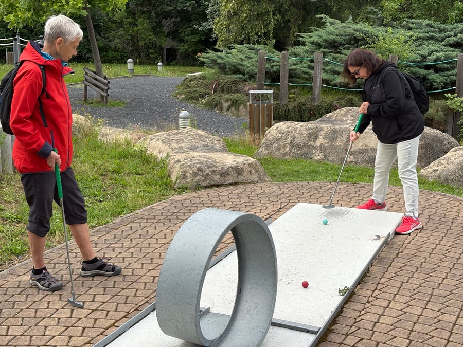 Areál Gutovka, hřiště na minigolf