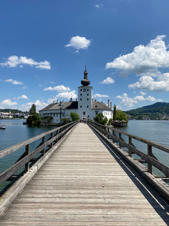 Zámok Schloss Ort v Gmunden