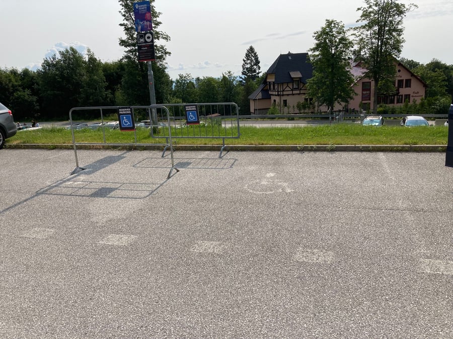 Centrálne parkovisko pri lanovke Tatranská Lomnica