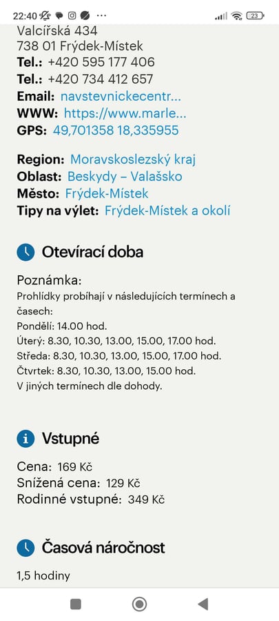 Výrobná marlenky