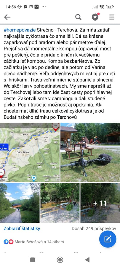 Cyklo do Terchovej 