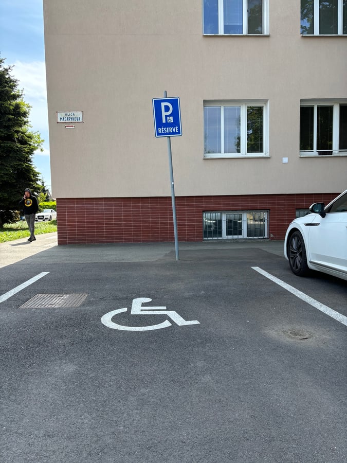ZTP parkovacie miesto