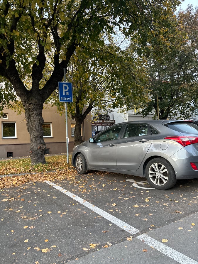 ZŤP parking