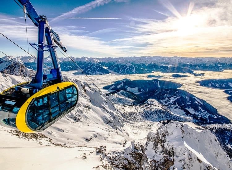 Lanovka Gondola na ľadovec Dachstein