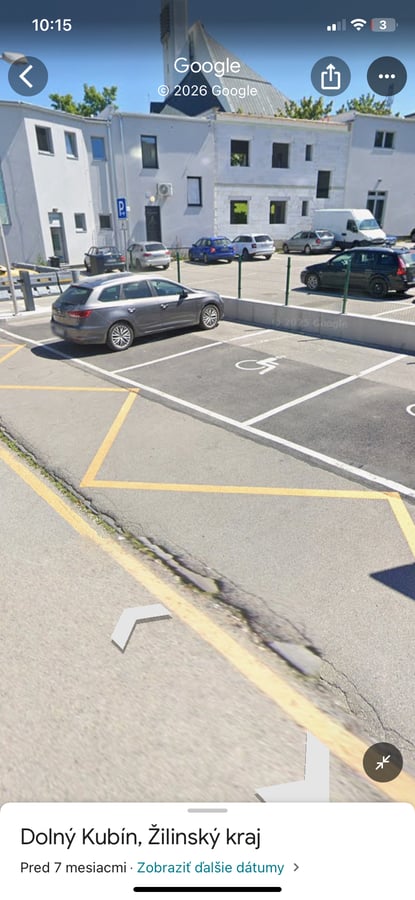 4x parkovacie miesto pre Zťp