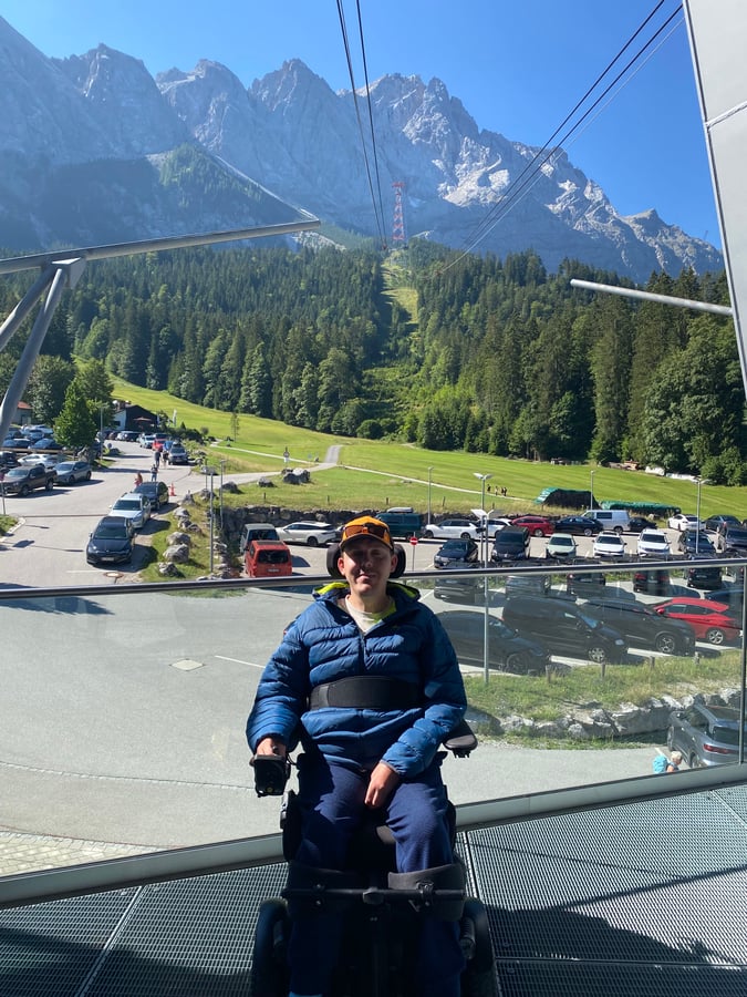 Lanovka na Zugspitze od Eibsee z Nemeckej strany
