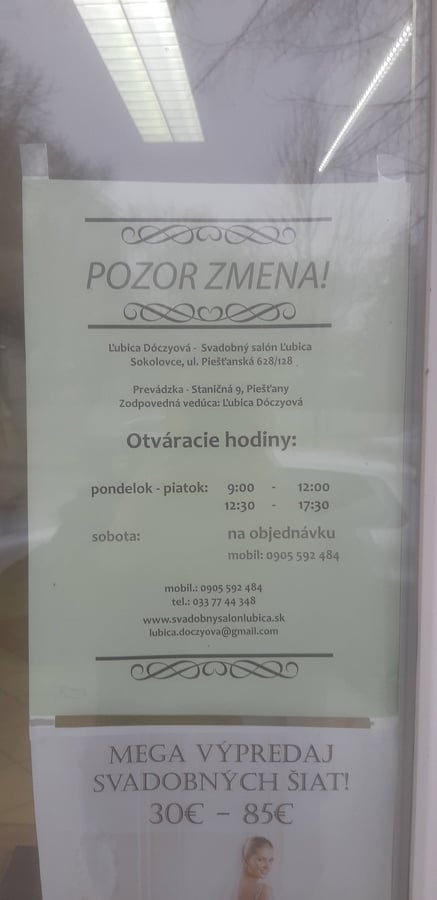 Svadobny salón