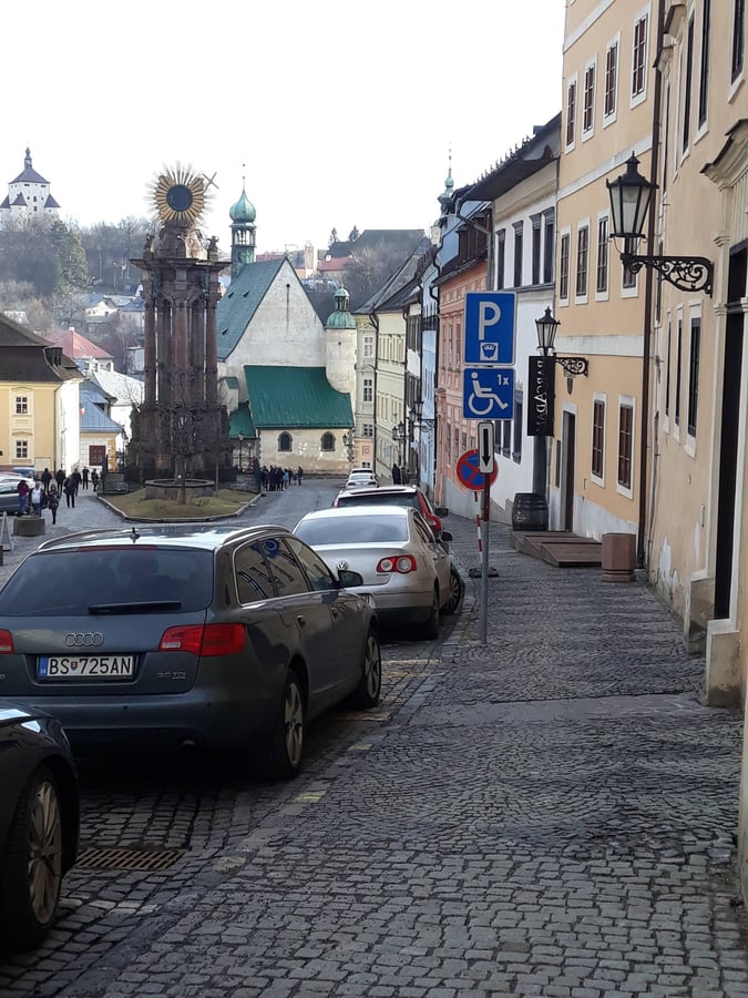 Námestie Sv.Trojice Banská Štiavnica