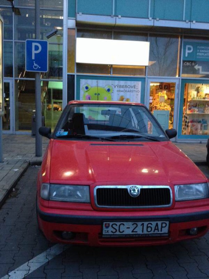 Vozičkárske parkovacie miesto