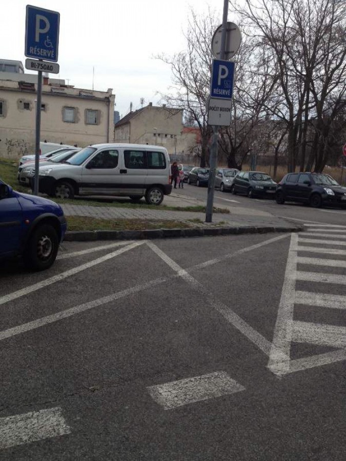 Vozičkárske parkovacie miesto